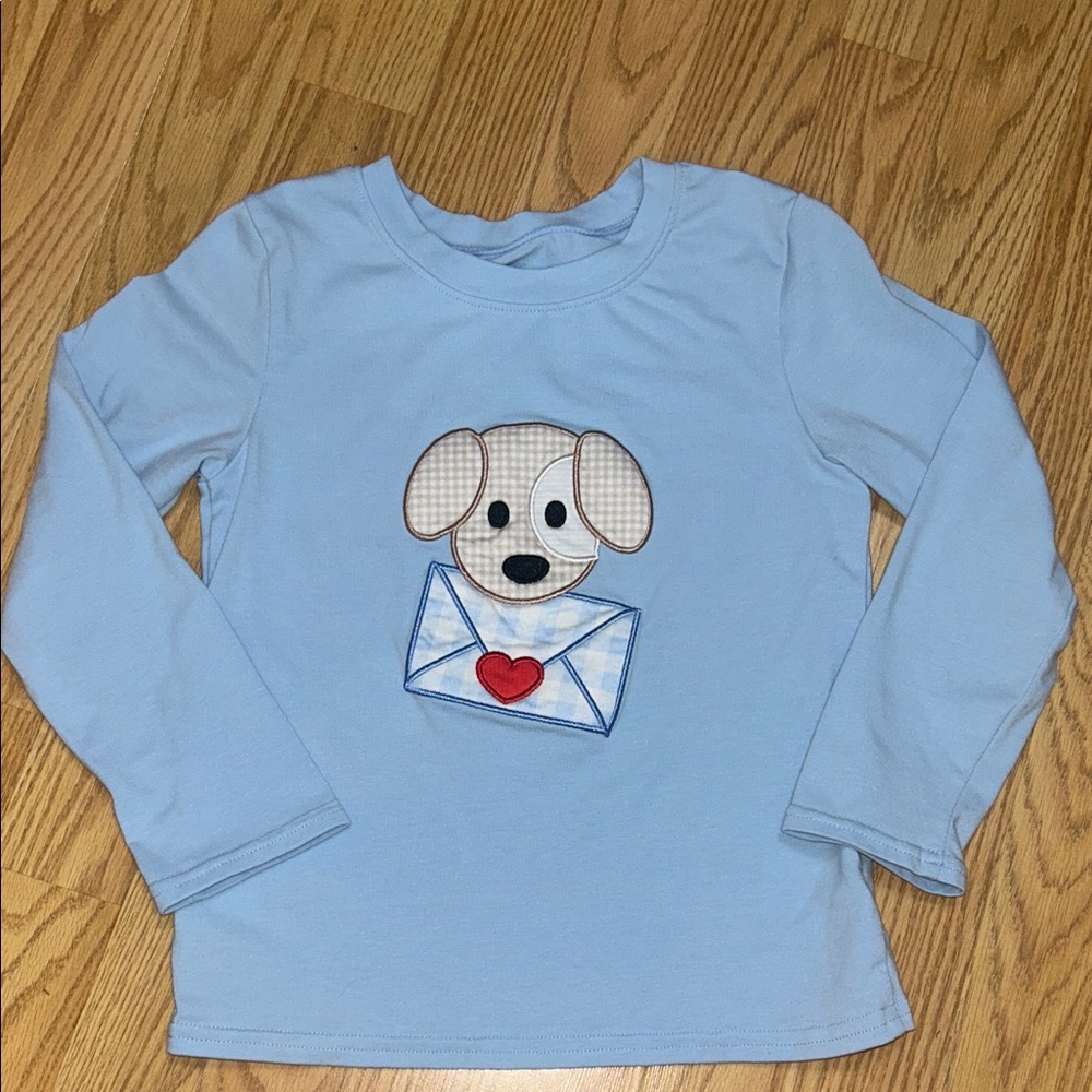 Valentines Themed Long Sleeve Kids Tee